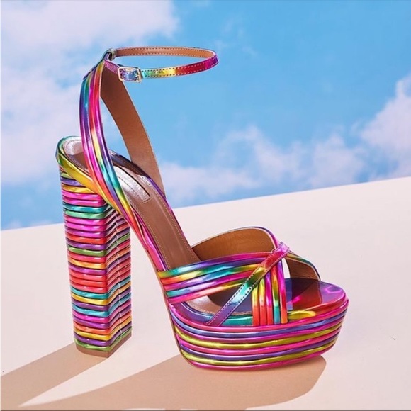 Like new Aquazzura Sundance platform 37 $895 - Picture 4 of 14